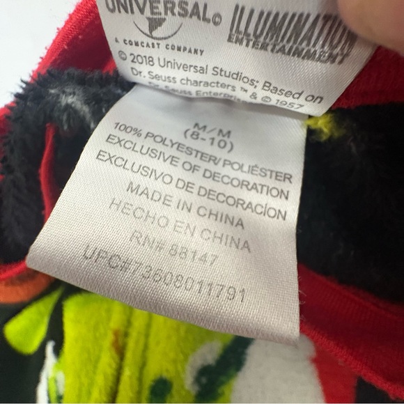 The Grinch Festive Black Holiday Onesie - Picture 5 of 5